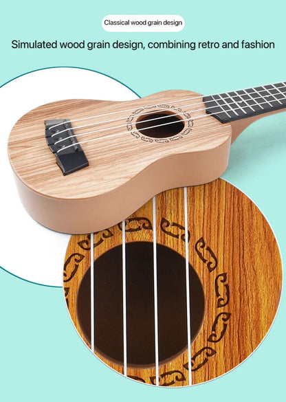 35cm Children Guitar Toy Can Be Used To Play Elementary Instruments With Paddles Simulating Yukrili Music Toys Good Vibrations