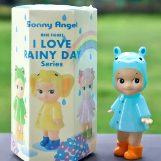 I Love Rainy Day Series Kawaii Vinyl Mini Figure  Mystery Blind Box Desktop Decor for Girls Kids Birthday Gift Good Vibrations