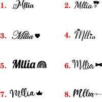 Baby Gift Box 8pcs with Personalized Name,Natural Wood Teether Rattle Set,Custom Baby Toy,Baby Name Announcement Baby Brush Good Vibrations