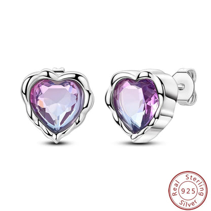 Women's Earrings 925 Sterling Silver Ocean Cute Pet Insect Plant Multi Style Earrings Fit Anniversary Delicate Jewelry Gifts Good Vibrations