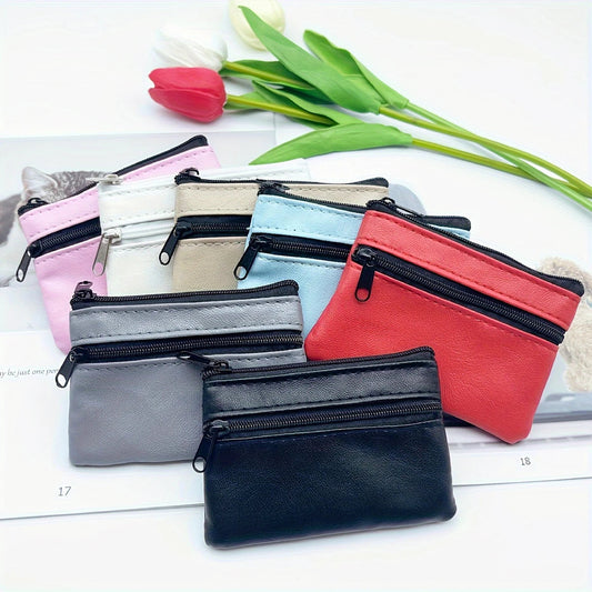 Women Men Coin Purse Men Small Bag Wallet Change Purses Zipper Money Bags Children Mini Wallets Leather Key Holder carteira Good Vibrations