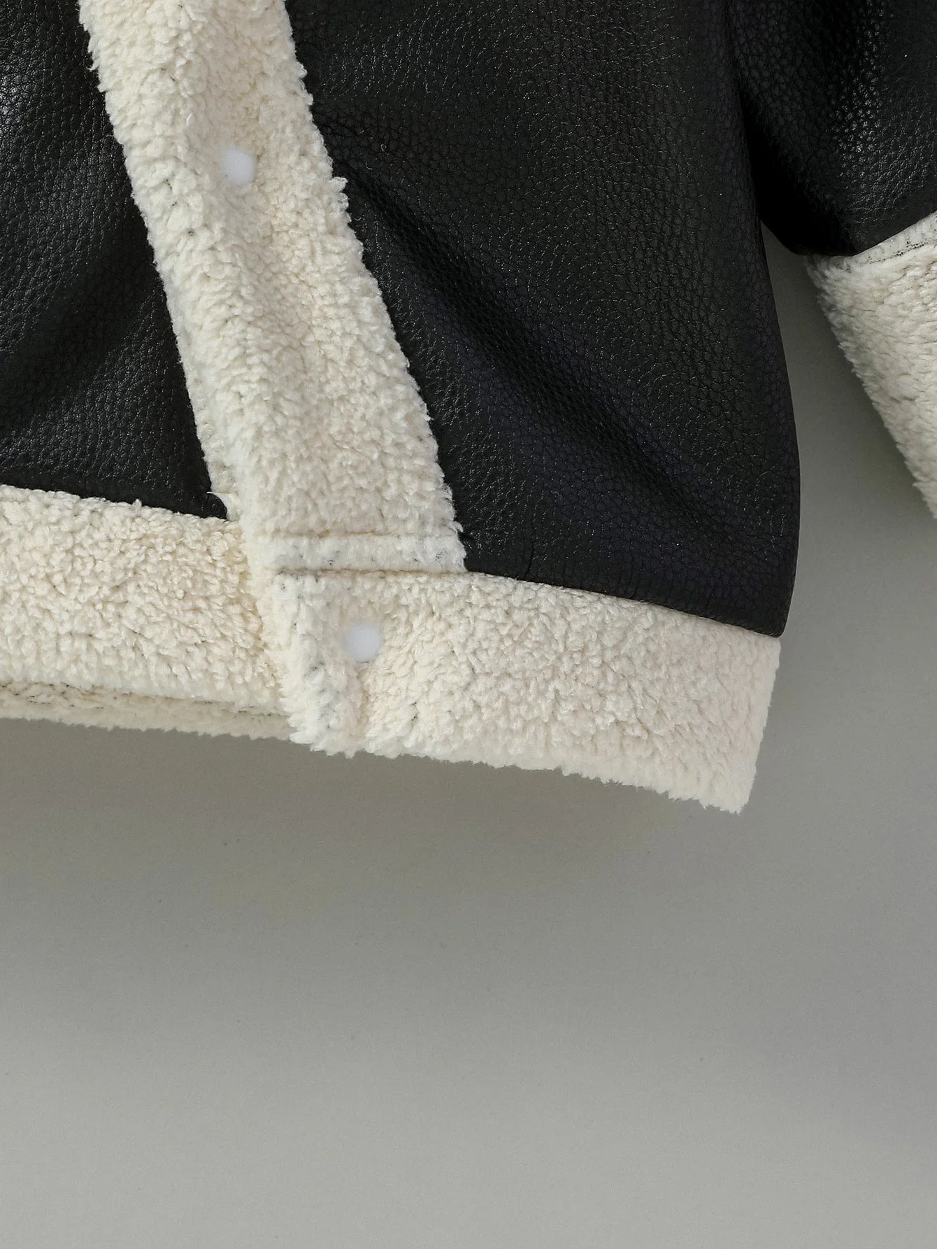 2024 Baby Boys Black Leather Coats Winter Fashion Turn-down Collar Jackets Thick Warm Outerwear Children Clothes For 3M-3Y Good Vibrations
