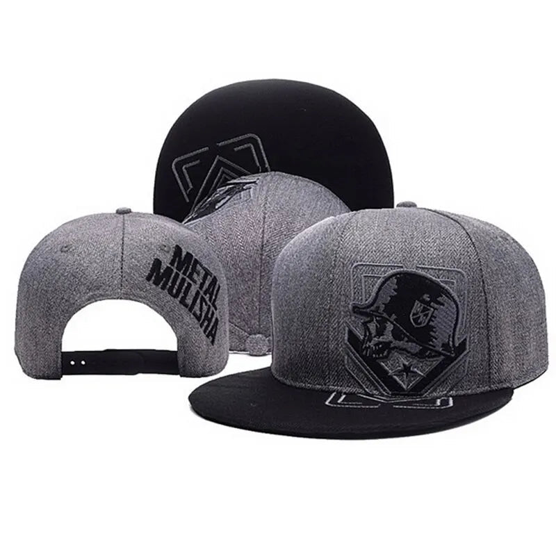 Unisex Helmeted Man Embroidery Hip-hop Hats Spring and Autumn Outdoor Adjustable Casual Baseball Caps Sunscreen Hat Good Vibrations