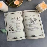 Ancient Magic Book with Intricate Golden Butterfly Cover & Mystical Symbols - Old Witch Spells Book for Wiccan Good Vibrations