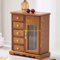 4XBE Necklace and Earring Storage Box Texture for Adding Charm to Your Space Good Vibrations