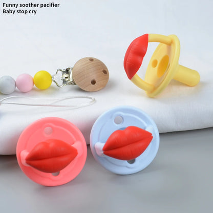 TYRY.HU Baby Newborn Soft Food Silicone Nipple Infant Safe Circle Type Nipples Toddler Pacifier Kids Teether Toy For Boy Girls Good Vibrations