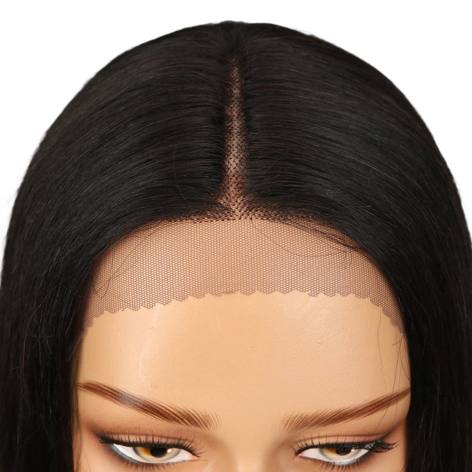Sleek Lace Human Hair Wigs For Women Straight Bob Brazilian Hair Wigs Long Brown Red Colored T Part Lace Wigs Real Woman Wigs Good Vibrations