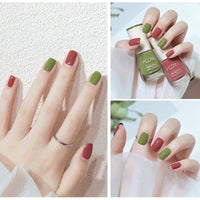 Nail Polish Without Baking Lamp White Fine Glitter Non-baking Non-peel Transparent Shiny Oil Base Coat Nude Nail Polish Good Vibrations