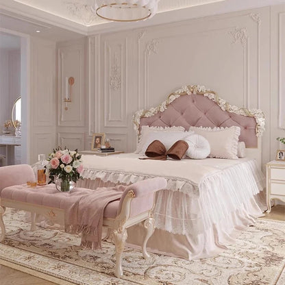 Clear Decoration Bed Lounge Unique Creative Designer Modern Luxury Nordic Bed Save Space Girls Letto Matrimoniale Home Products Good Vibrations