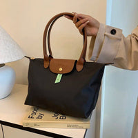 2025 Classic Commuter Handbag for Women Elegant Leather Large Capacity Business Trendy with Solid Color Paris Style Good Vibrations