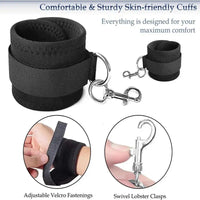 SM Bed Restraint Bed BDSM Kit Set Sex Toy Handcuffs Ankle Cuff Slave Bondage Rope Sexual Handcuffs Adult Sex Game Strap Sextoy GOOD Vibrations