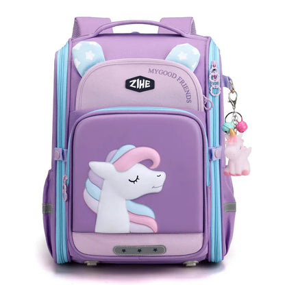 Children's Backpack 2023 Cute Cartoon Fashion New Style Bags Student 2nd To 5th Grade Women's Lightweight Splashproof Backpack Good Vibrations