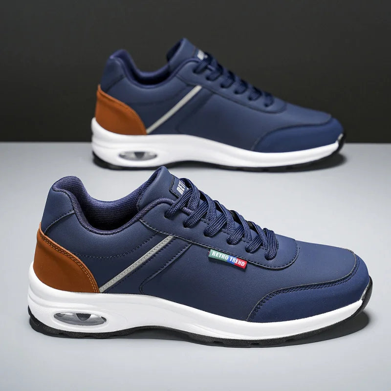 Men's  Shoes Lightweight Soft Sole Classic Waterproof Sneakers Outdoor Comfortable Tennis Shoes for Men Good Vibrations
