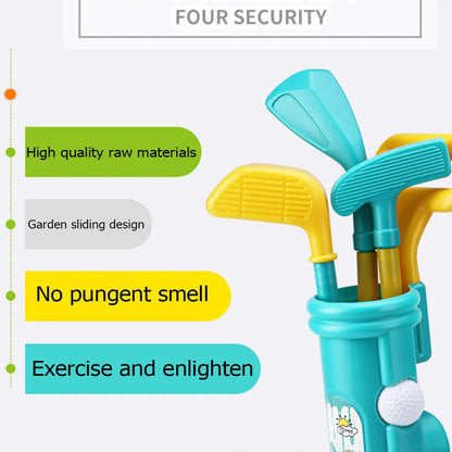 Mini Putter Golf Club Toy Funny Sports Golf Clubs Set Parent Child Educational Activities Outdoor Sports Game Toy Good Vibrations