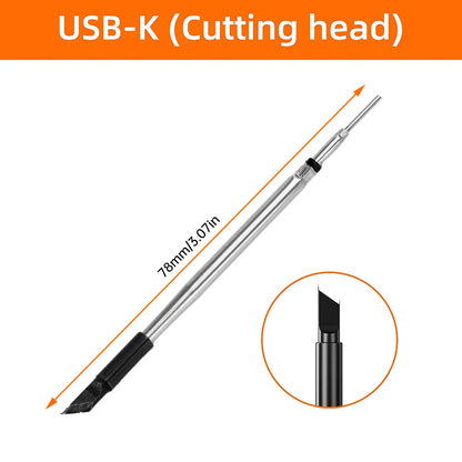 USB digital display soldering iron Type C interface mini soldering iron set 260-420 ℃ five temperature switching Good Vibrations