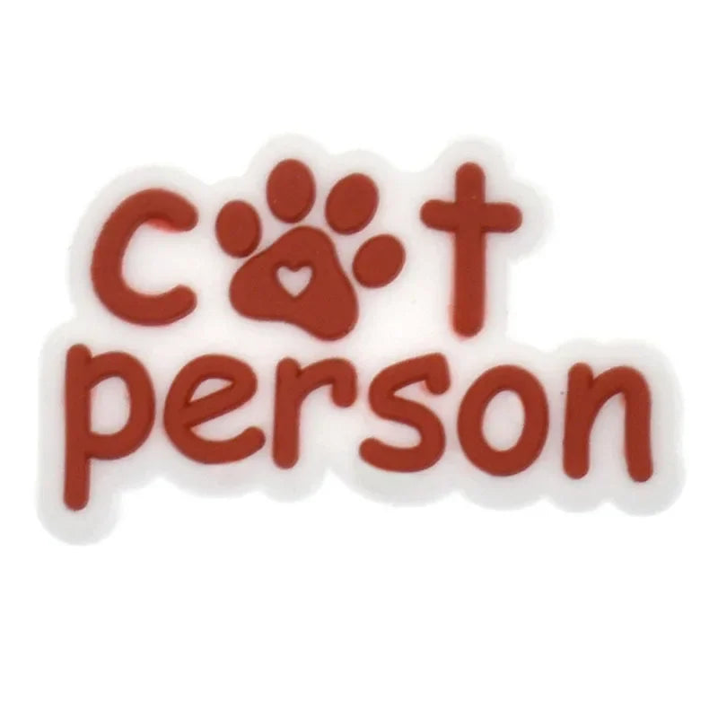 Shoe Charms for Crocs Accessories
 Pet Cat Shoes Charm for Croc Decorations Pins Men Accessory Jeans Woman Clogs Clips Badges Good Vibrations