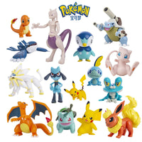 Pokemon Anime Figure Pikachu Eevee Charizard Mewtwo Cartoons Figure Collection Model Pocket Monster Action Toys Kids Birthday Gi Good Vibrations