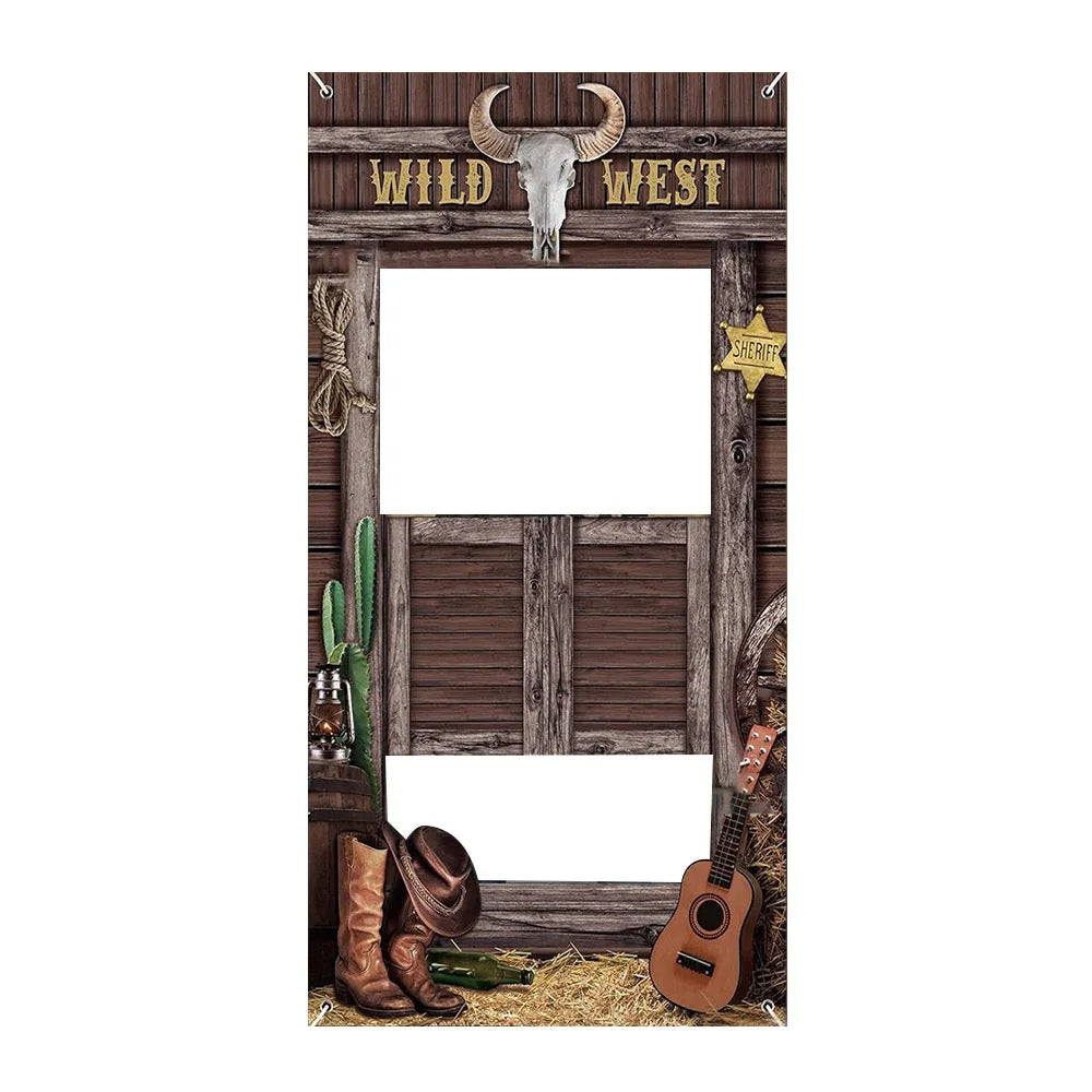 Background Decoration Birthday Party Props Theme Props Party Supplies Wild Western Photo Props Photo Background Decoration Good Vibrations