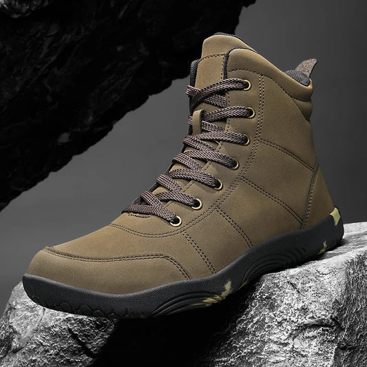 boots men outdoor walking shoes Wide-Toe-Box Barefoot Shoes for Men boots men flats Comfortable casual shoes men mocassin Good Vibrations