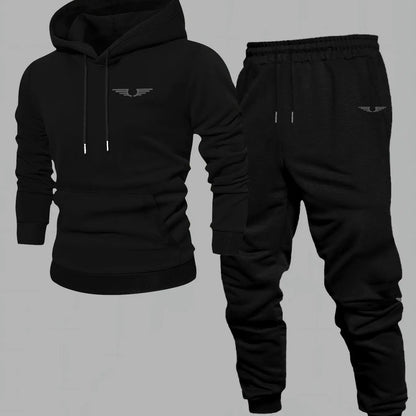 Hooded sweatshirt for men trendy American streetwear style long-sleeved top for men 2025 new autumn stylemen's clothing Good Vibrations