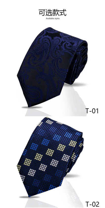Elegant Ties For Men Fashion Item Necktie High Quality Classic Men Tie Suit Accessories Wedding Gifts Business Party Wholesale Good Vibrations
