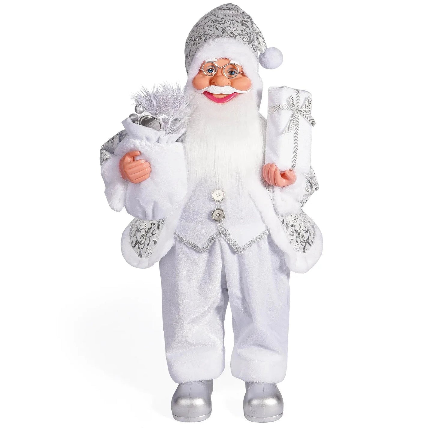 Christmas decoration standing Santa Claus doll ornaments Happy Date Christmas Santa Claus Figurine Decor party Ornament Gift Good Vibrations