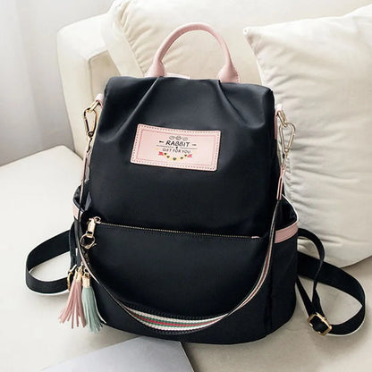 New High Quality Women's Shoulder Bag Large Capacity Oxford Cloth Bags Ladies Backpack Woman Color Tote Women Shoulder Backpacks Good Vibrations Adult Super Store