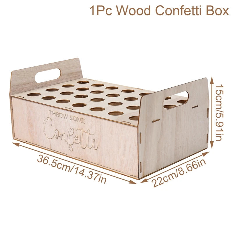 Wedding Tray Confetti Cone Stand Box Kraft Paper Tray Rustic Wedding Decoration Wedding Confetti Cones Cones Wedding Set supply Good Vibrations