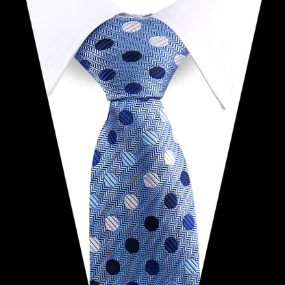 Elegant Ties For Men Fashion Item Necktie High Quality Classic Men Tie Suit Accessories Wedding Gifts Business Party Wholesale Good Vibrations