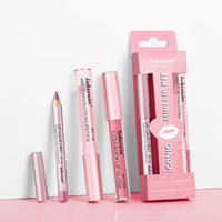 Lip Combo Matte Lipstick + Lip Liner Pen Lip Gloss Set Hydrating Matte Waterproof Long Lasting Lip lipstick set Lip Makeup Set Good Vibrations