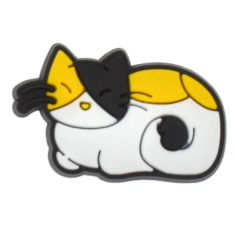 Shoe Charms for Crocs Accessories
 Pet Cat Shoes Charm for Croc Decorations Pins Men Accessory Jeans Woman Clogs Clips Badges Good Vibrations