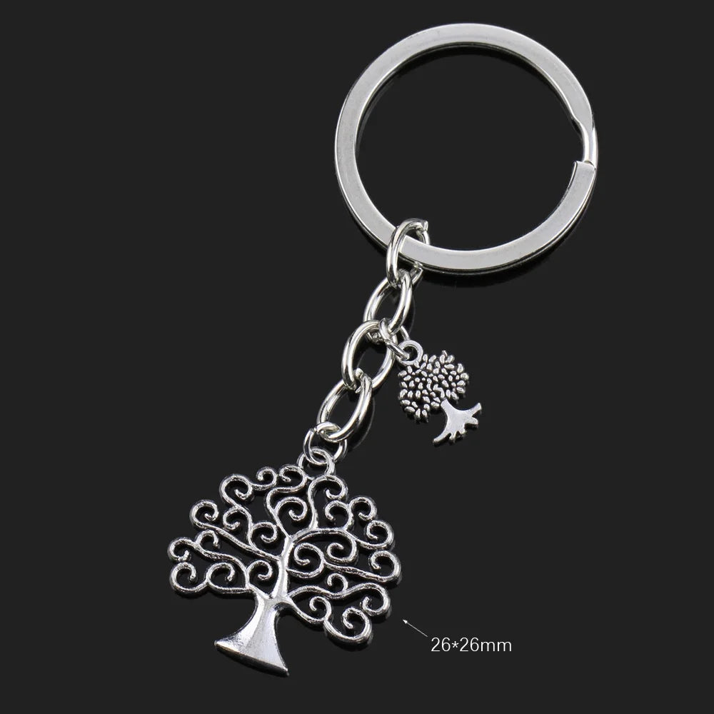 Fashion Animal Women Keychain Car Moon Cat Dog Love Heart Key Chain Friends Gift Jewelry Bag Pendant Wing Evil Eye Angel Turtles Good Vibrations