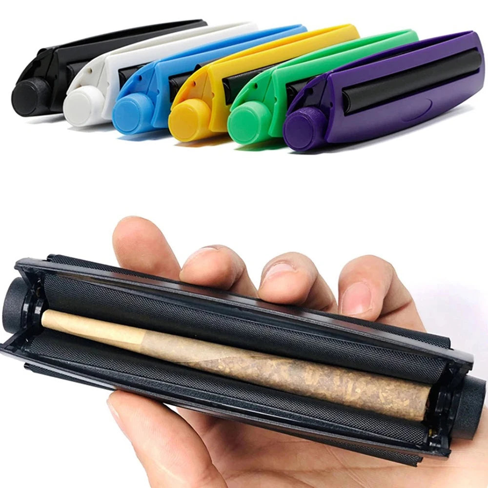 110mm Portable Manual Cigarette Tobacco Herb Roller Cone Rolling Machine Hand Making Rolling Tool Smoking Accessories Good Vibrations