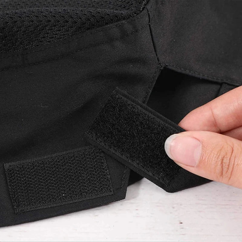 Chef Hats for Men Women Chef Beanie Cook Caps for Japanese Korean Style Cuisine Hats Thick Thin Net Flat Cap for Sushi Waiter Good Vibrations