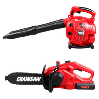 Children Electric Toolbox Pretend Play Toys Baby Simulation Tools Repair Lawn Mower Saw Hair Dryer Toy Maintenance Tool for kid Good Vibrations