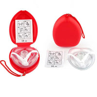 1Set Car Rescue CPR Mask Emergency First Aid Masks Resuscitator One-Way Valve CPR Face Sheild Survival Mask Outdoor Survival Kit Good Vibrations