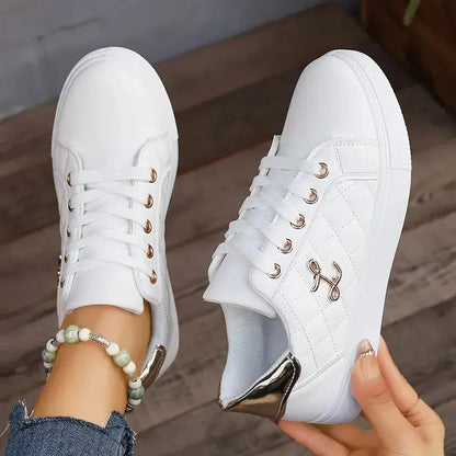 Women Sneakers 2024 Summer Fashion Breathable Shoes Woman Soft Sole Walking Sneakers Casual Women Sneaker White Sneakers Women Good Vibrations