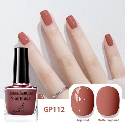 8ml Peel Off Water-Based Nail Polish Red Nails Fast Drying Long-Lasting Nail Art Polish DIY Design No Need Lamp Cure Manicure Good Vibrations