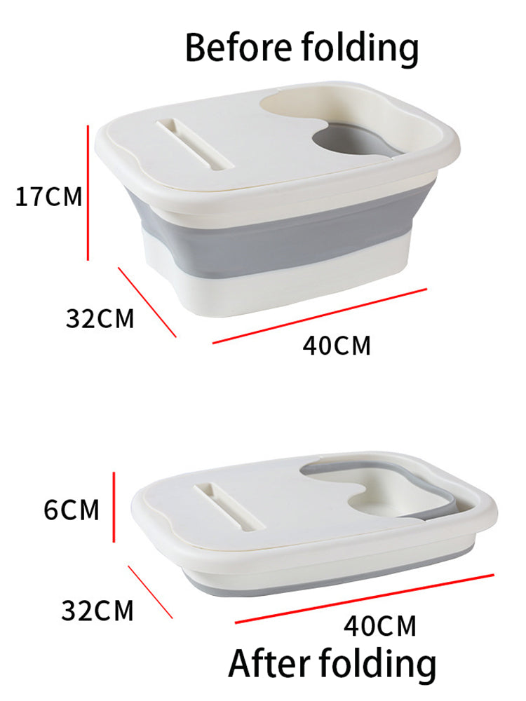 Foldable Footbath Massage Bucket Soaking Bucket Folding Basin Spa Foot Bath Bucket Household Sauna Bathtub Pedicure Bath Bathtub Good Vibrations Adult Super Store