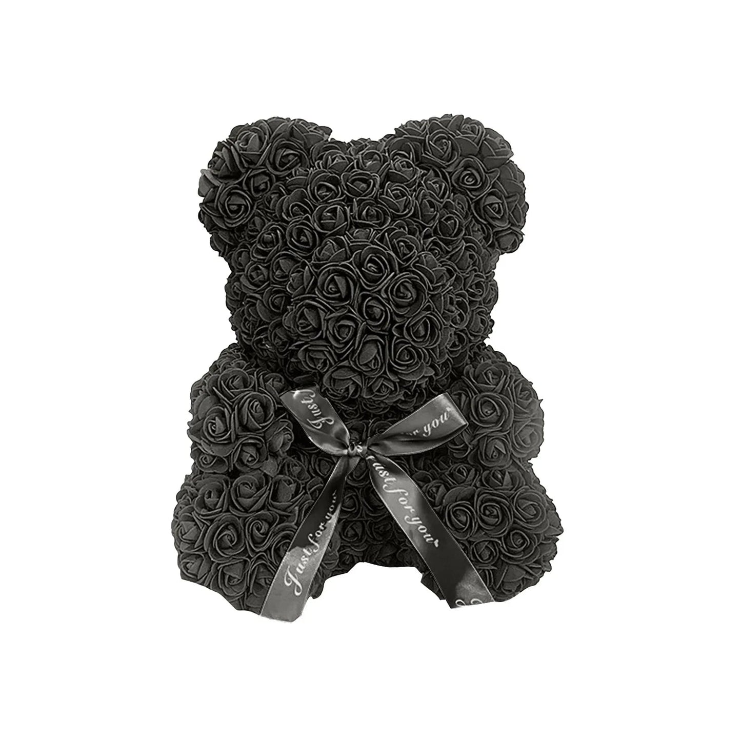 Rose Bear NEW Valentines Day Gifts 25cm Flower Bears Artificial Floral Decorations Mother' DAY Gift For Girlfriend Festival And Good Vibrations