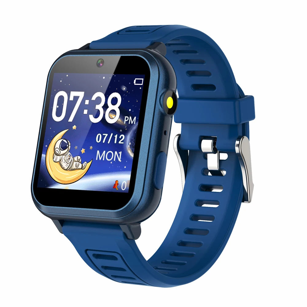 Children's Wristwatch 24 Games Kids Smart Watch Music Play Pedometer Tracker Time Display Video Audio Record Torch Smartwatch Good Vibrations