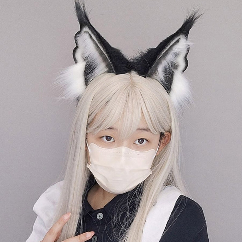 COSPLAY Girls Animal Ear FURRY Headband Handmade for Parties GOOD Vibrations