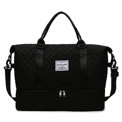 Lightweight Luggage Bag, Large Capacity Travel Duffle Bag Gym Tote Bags, Shoulder Weekender Overnight Bag Good Vibrations