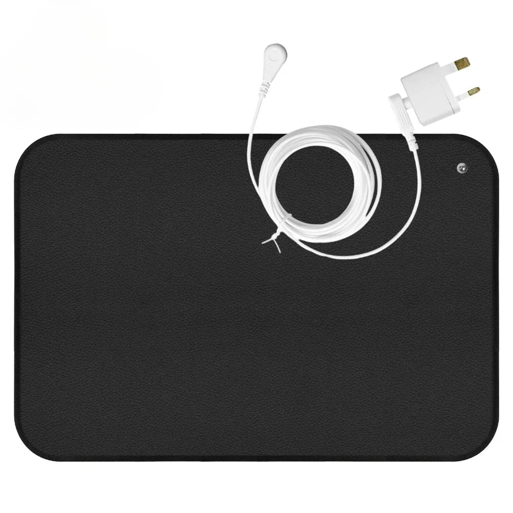 Grounding Mat for Sleep Energy Pain Relief Inflammation Balance Wellness Earth Connected Therapy for Grounding Conductive Rug Good Vibrations