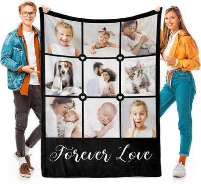 Personalized Fathers Day Throw Blanket Best Dad Ever Gift from Daughter Soft Plaid Throw  L x  W Good Vibrations