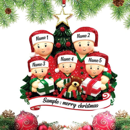 Christmas Pendant DIY Personal Family Christmas Decorations For Home 2023 Navidad Christmas Tree Hanging Ornament New Year 2024 Good Vibrations