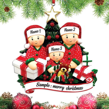 Christmas Pendant DIY Personal Family Christmas Decorations For Home 2023 Navidad Christmas Tree Hanging Ornament New Year 2024 Good Vibrations