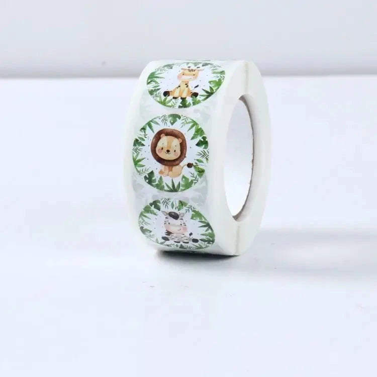 Jungle Safari Birthday Decoration Jungle Animals 1st Birthday Gifts Decoration Wild One Birthday Tableware Baby Shower Decor Good Vibrations