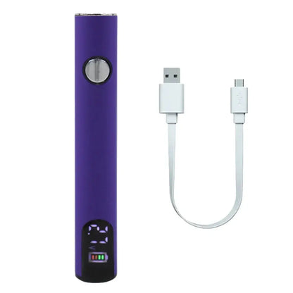 510 Thread Battery Pen with USB Charger, Adjustable Voltage, Portable Design for Electronics Repair
