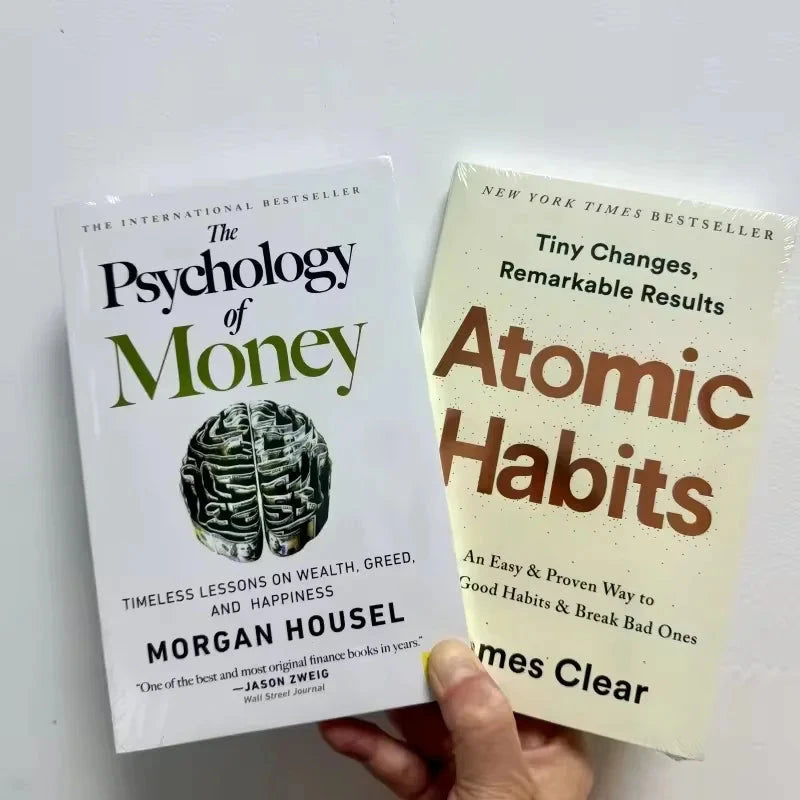 4 Best Books The Let Them Theory/Sustain Me/Money Psychology/Atomic Habits/Self management Enhancement Books Good Vibrations